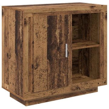 Vidaxl Strani šal Star les 80 x 40 x 75 cm Konstruiran les