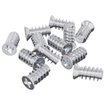 Vidaxl Vijak 10909 szt. srebrna M6 x 12 mm elezo