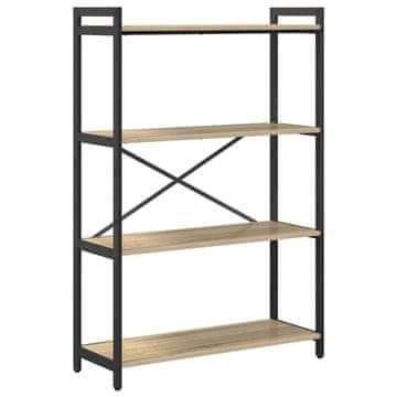 Vidaxl Knjižna polica Sonoma hrast 80 x 30 x 120 cm Konstruiran les