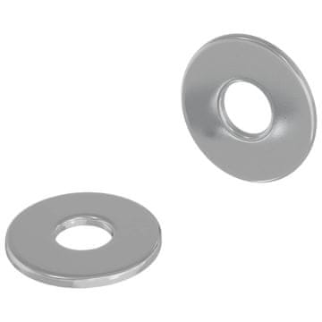 Vidaxl Podložke 2 szt. srebrna 12 x 12 x 1,2 cm elezo