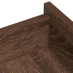 Vidaxl Lepljiva zaščita vijakov 12 szt. Rjav hrast Ø 20 x 0,5 mm