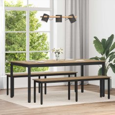 Vidaxl Jedilne mize 180 x 90 x 75 cm Inženirski les Pravokotna