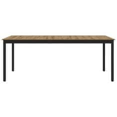 Vidaxl Jedilne mize 180 x 90 x 75 cm Inženirski les Pravokotna