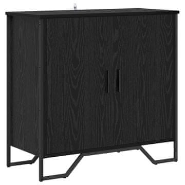 Vidaxl Strani šal Črna Orehovina 78 x 35 x 74.5 cm