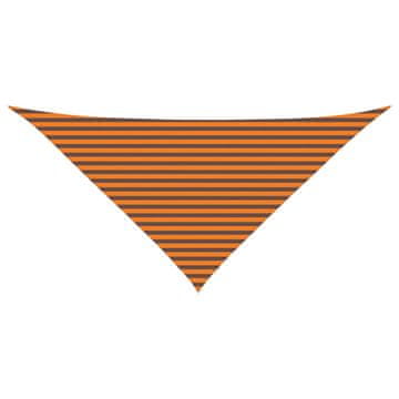 Vidaxl Sončno platno Oranžna in Rjava 4 x 4 x 5,8 m