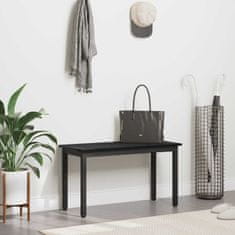 Vidaxl klop Črna Orehovina 80 x 35 x 45 cm Konstruiran les
