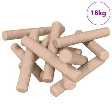 Vidaxl Leseni zatiči 24000 szt. Rjava Trden les