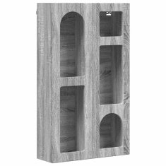 Vidaxl Viseča omarica s polico ELST Siva Sonoma 59 x 20 x 100 cm
