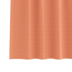 Vidaxl Zavese za zatemnitev z obroči 2 szt. Terakota 260 x 140 cm