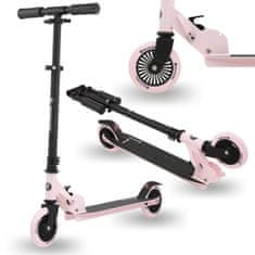 HyperMotion Dvokolesni otroški skiro z nastavljivim krmilom 67–79 cm - zložljiv, poliuretanska kolesa premera 125 mm, nosilnost 40 kg, primeren od 3 let
