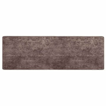 Vidaxl Preproga runner MARSA Siva 80 x 250 cm Poliester in PVC