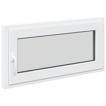 Vidaxl Notranja barva okna za klet bela RISOR 100 x 50 cm