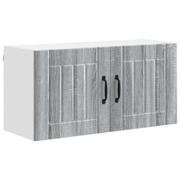 Vidaxl Omarica na steni LUCCA Siva Sonoma 80 x 31 x 40 cm