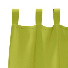 Vidaxl Zavese za zatemnitev z obroči 2 szt. Zelena 260 x 140 cm