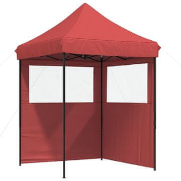 Vidaxl Zabavni šotor Burgundija 200 x 200 x 306 cm Oxford tkanina