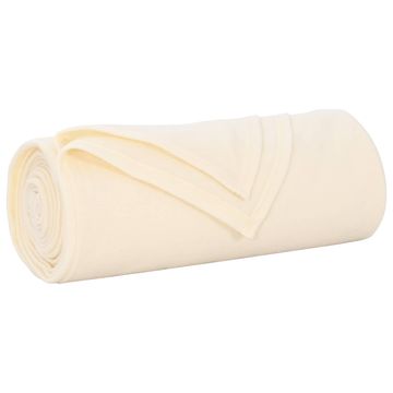 Vidaxl Odeja krema 280 x 210 cm Flis