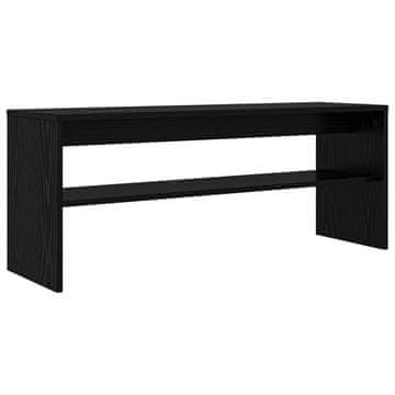 Vidaxl TV omarica Črna Orehovina 100 x 30 x 40 cm Konstruiran les