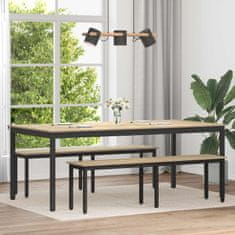 Vidaxl Jedilne mize 200 x 100 x 75 cm Inženirski les Pravokotna