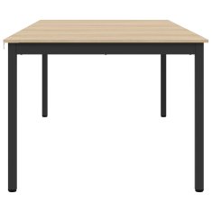 Vidaxl Jedilne mize 200 x 100 x 75 cm Inženirski les Pravokotna