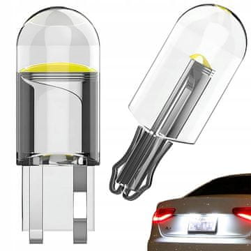 Verkgroup Avtomobilska 12V nadomestna LED COB žarnica T10 W5W 2 kosa 6500K