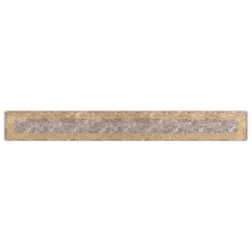 Vidaxl Preproga runner MARSA Siva 50 x 400 cm Poliester in PVC