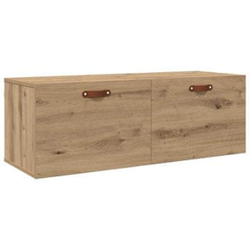 Vidaxl Omara za steno Umetni hrast 100 x 36,5 x 35 cm Konstruiran les