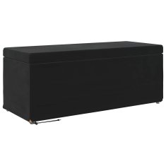 Vidaxl Stolica Črna 101 x 41 x 40 cm Samet in Umetno Leseno