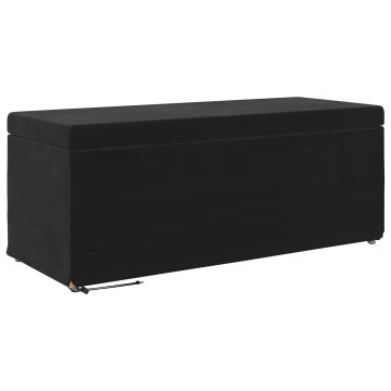 Vidaxl Stolica Črna 101 x 41 x 40 cm Samet in Umetno Leseno