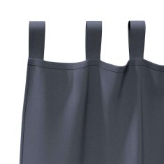 Vidaxl Zavese za zatemnitev z obroči 2 szt. Antracit 260 x 140 cm