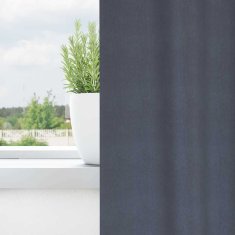 Vidaxl Zavese za zatemnitev z obroči 2 szt. Antracit 245 x 140 cm