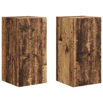 Vidaxl TV stenska omara 2 szt. Star les 30 x 31 x 60 cm Konstruiran les