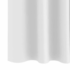 Vidaxl Zavese za zatemnitev z obroči 2 szt. Bela 225 x 140 cm Poliester