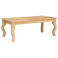 Vidaxl Klubska miza Rjava 110 x 55 x 40 cm Masiven les manga