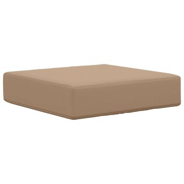 Vidaxl Zunanja sedežna blazina Taupe 40 x 40 x 8 cm 100% poliester