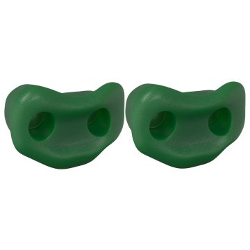 Vidaxl Oprijemala za plezanje 2 szt. Zelena 100 x 67 x 43 mm PP