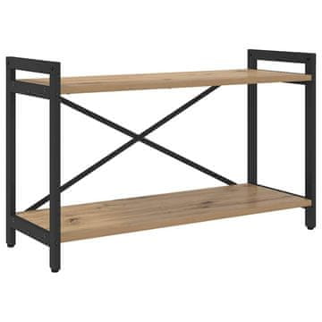 Vidaxl Knjižna polica 80 x 30 x 50 cm Inženirski les Umetni hrast