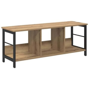 Vidaxl Knjižna polica Umetni hrast 102 x 32 x 40,5 cm Konstruiran les