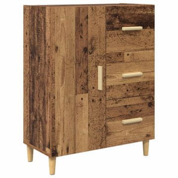 Vidaxl Strani šal Star les 34 x 69,5 x 90 cm Konstruiran les