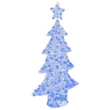 Vidaxl Božično drevo med 160 LED Modra 150 cm Akril