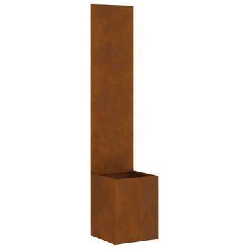 Vidaxl Zaslon za zasebnost v vrtu Rjav 32 x 150 cm Odporno jeklo