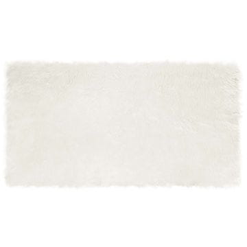 Vidaxl Preproga iz umetnega ovčjega krzna TAFALLA Bela 80 x 150 cm
