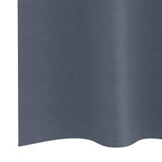 Vidaxl Zavese za zatemnitev z obroči 2 szt. Antracit 245 x 140 cm