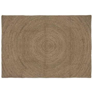 Vidaxl Preproge za površine Siva 140 x 200 cm Juta