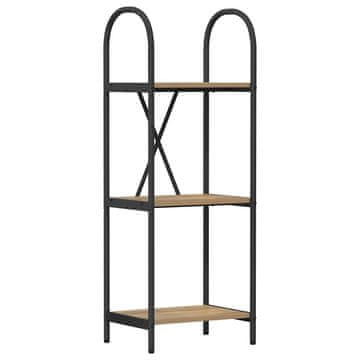 Vidaxl Knjižna polica Umetni hrast 40 x 30 x 109 cm Konstruiran les