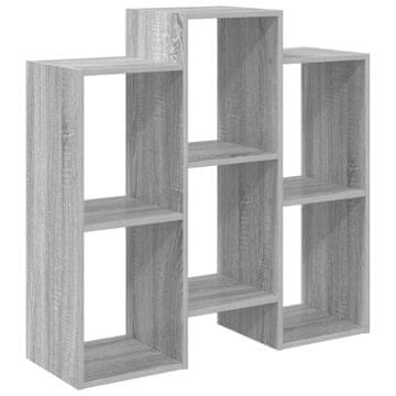 Vidaxl Strani šal Siva Sonoma 90 x 30 x 90 cm