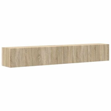 Vidaxl TV stenska omara 2 szt. Sonoma 98 x 31 x 29,5 cm Konstruiran les