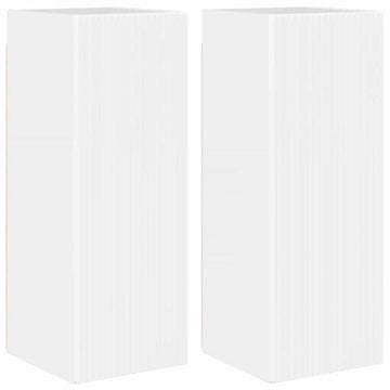 Vidaxl TV stenska omara 2 szt. Svetlo Belo 30 x 31 x 80 cm