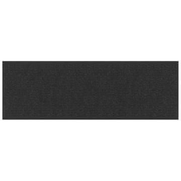 Vidaxl Stenska glavna postelja 12 szt. Črna 90 x 30 cm blago