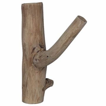 Vidaxl Kavelj Rjava 4 x 4 x 14 cm Trdna obnovljena les