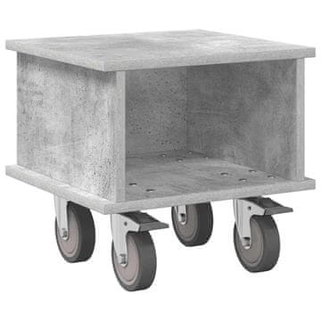Vidaxl TV stojalo Betonsko siva 37 x 35 x 35 cm Konstruiran les